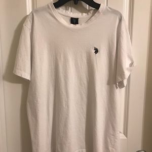 SOLD*** Men’s white polo T-shirt